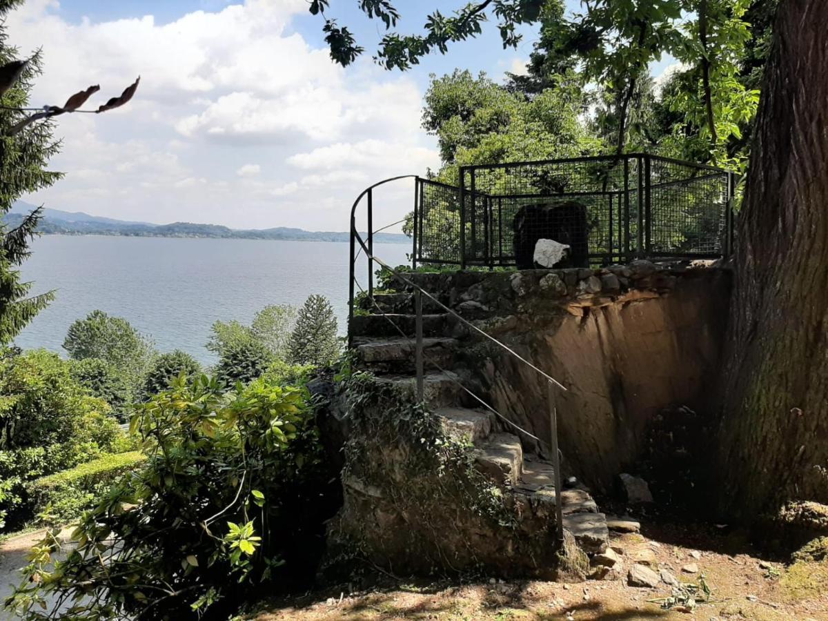 Appartamento GIOIOSA 2 con giardino e vista Lago Maggiore Belgirate Esterno foto